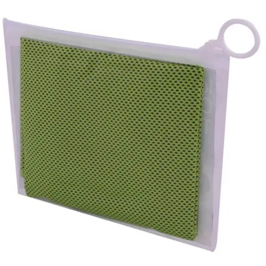 Ice Cooling Neck Gaiter Green Pouch